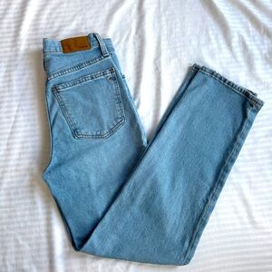 High waisted Jeans straight leg